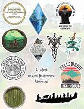 Lord Of The Rings Movie Stickers