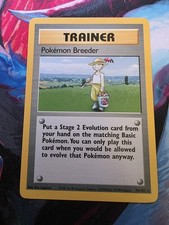 Pokémon Allevatore Set Base Carta Allenatore 76/102 Raro Pokemon TCG