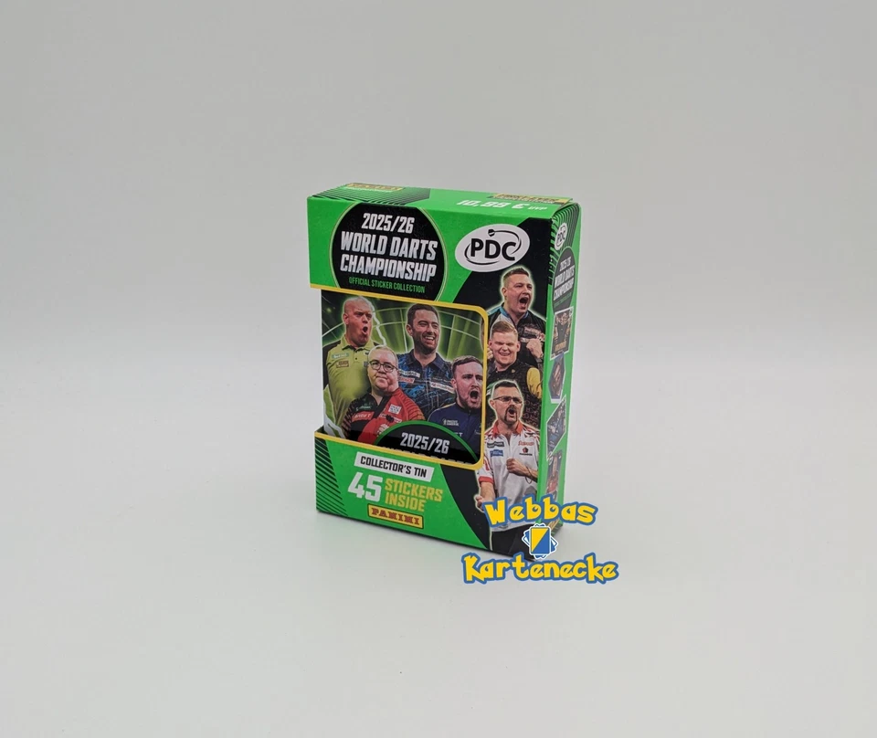 Panini PDC World Darts Championship 2025/26 - 1 x Tin 9 Bags NEW Darts World Cup
