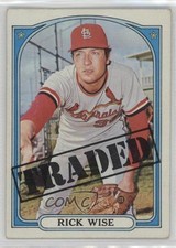 1972 Topps High # Rick Wise (Traded) #756 0vs7