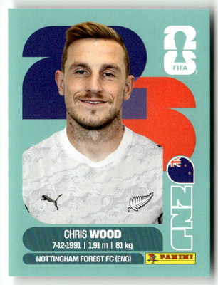 Panini 2026 World Cup WM Amerika Sticker No. NZL 17 Chris Wood Neuseeland