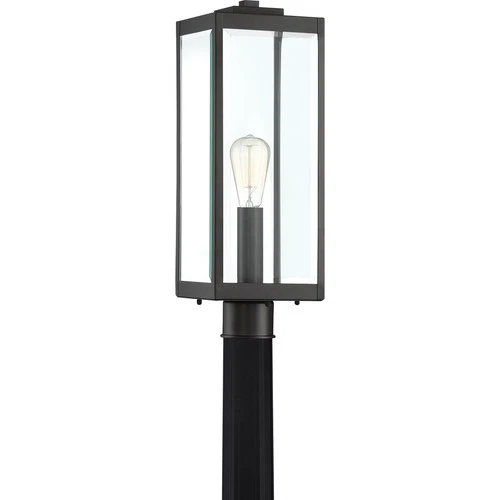 Westover 1-Light Outdoor Post Mount in Earth Black - Picture 4 of 5