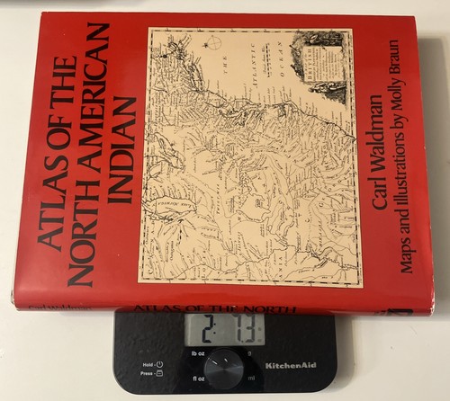 Atlas Of The North American Indian Carl Waldman 1985 HC DJ 1st Ed Native History - Picture 24 of 24