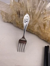 PLB Sterling Silver Baby Bunny Fork Engraved On Back Baby