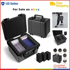 Graded Card Storage Box Waterproof Polypropylene Holds 160 Cards for Collectors