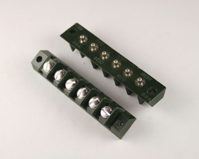 Lot of 10 12506 Molex 6 position single row terminal board