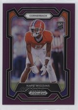2024 Panini Prizm Draft Picks Purple Prizm 62/75 Nate Wiggins #115 0ud4