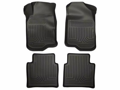 Husky WeatherBeater Front/2nd Row Mats4pc Fits 07-09 Aura, 08-12 Malibu Blk