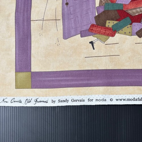 New Quilts Old Friends Sandy Gervais Moda Fabrics Cotton Fabric Panel Quilting d - Picture 6 of 6