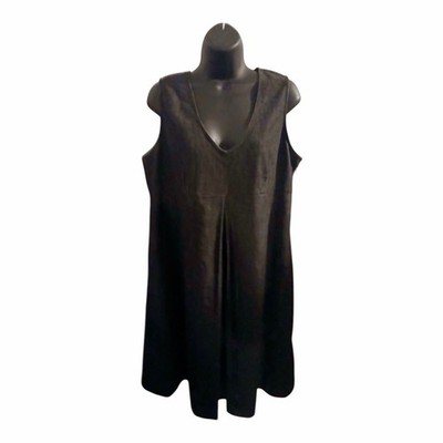 Sandro Women's Sleeveless Dress Gray Size 12 Pleated. INV662