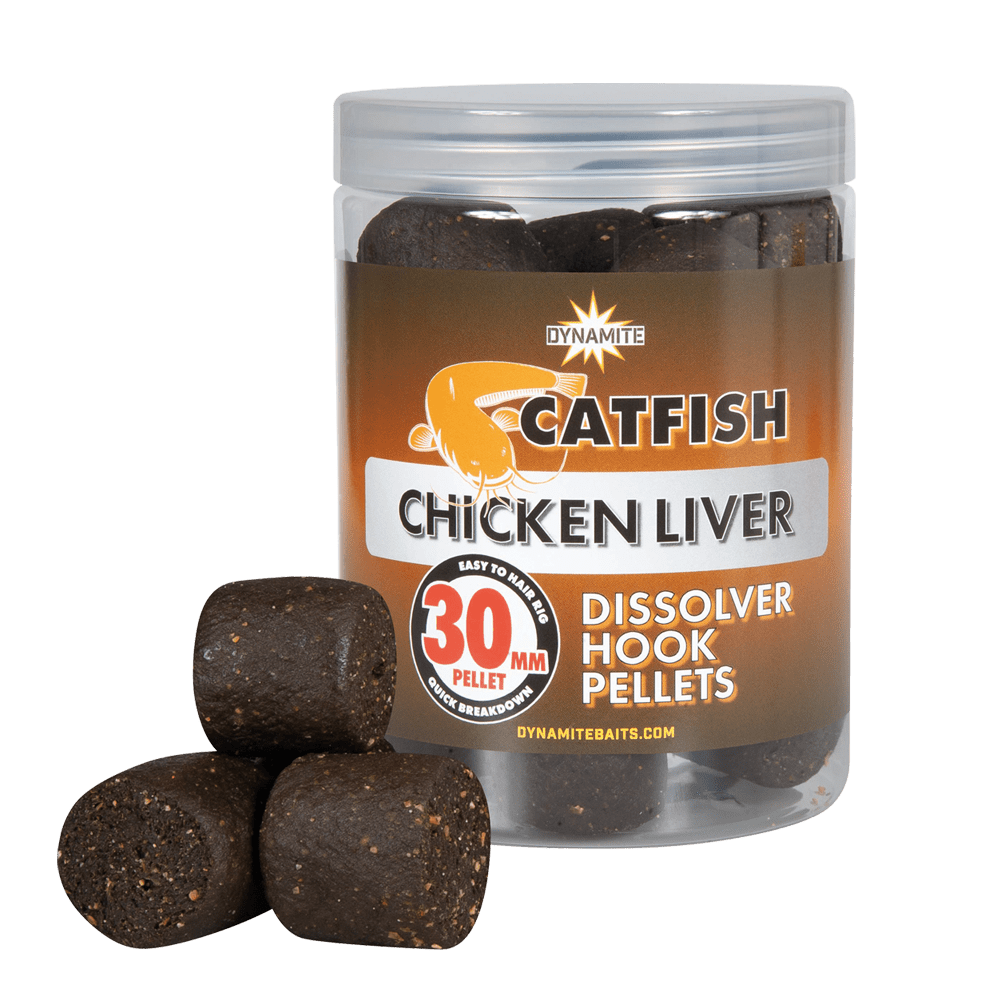 Dynamite Catfish Chicken Liver Dissolver Hook Pellets UK