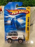 2008 Hot Wheels #21 Neu Modelle 21/40 Custom Ford Bronco Weiß W / Schalthebel