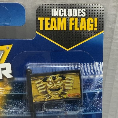Gold Max-D Monster Jam Truck With Team Flag Gold Chrome Maximum