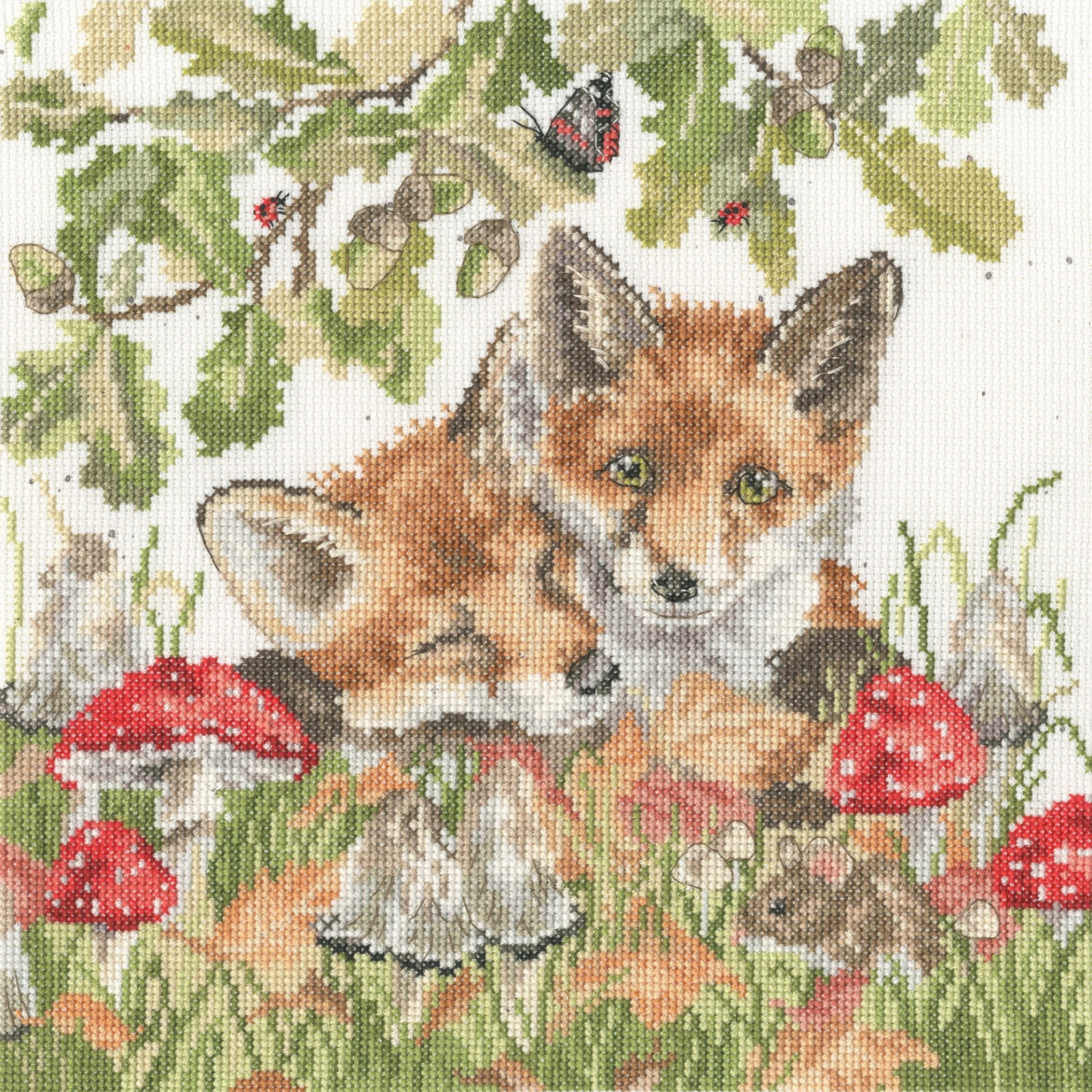 Under The Oak Tree (Hannah Dale) Cross Stitch Kit By Bothy Threads - Image 2