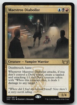 Maestros Diabolist Streets of New Capenna Regular