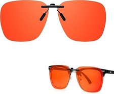 Clip On Blue Light Blocking Glasses for Big Prescription Glasses Women Men TS103