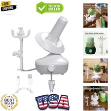 Yarn Winder, Electric Yarn Ball Winder for Crocheting, Compact Yarn Cake Wind...
