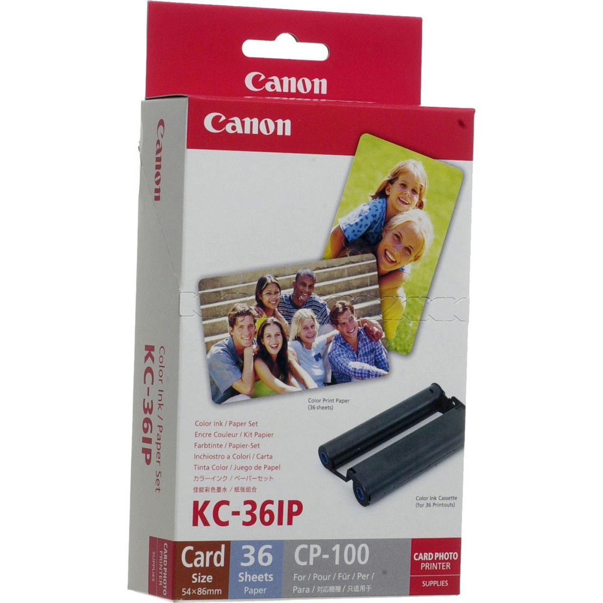 Canon KC-36IP Color Ink and Paper Set for SELPHY CP Series Compact Photo Printer 4690₽