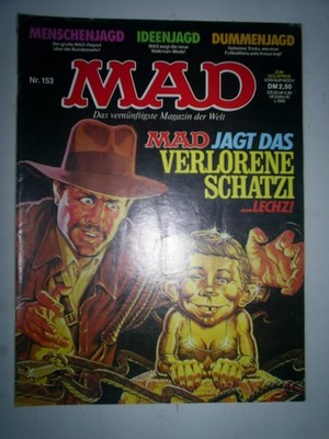 MAD 153 - mit INDIANA JONES HARRISON FORD - Williams ALTE SERIE - COMIC HEFT