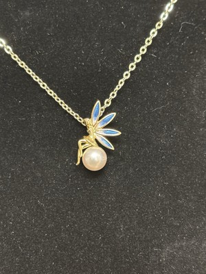 Tinker Bell Perlenketten mit einer umfunktionierten Mikimoto 7,2 mm perfekten Perle
