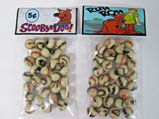 2 Bags Of Scooby-Doo Cartoon Show Promo Marbles