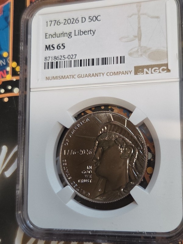 Endururing Liberty Half Dollar. MS.65 NICE ALOT OF LUSTER.