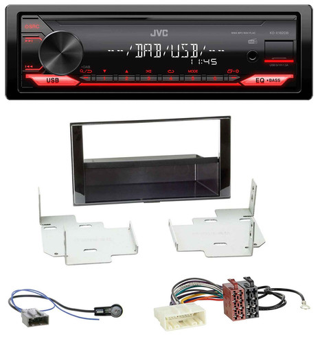JVC MP3 DAB 1DIN AUX USB Autoradio für Nissan Micra, Note (ab 2013) - Bild 1 von 8