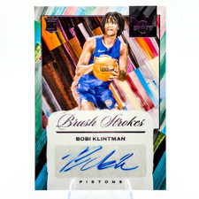 Bobi Klintman (RC) 2024-25 Court Kings Violet /35 Brush Strokes Auto Pistons 🔥
