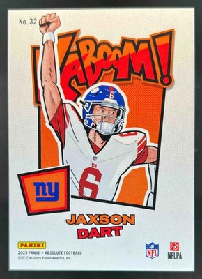 2025 Panini Absolute - Kaboom! Vertical Jaxson Dart #32 (RC) for sale online | eBay 2025 Panini Absolute - Kaboom! Vertical Jaxson Dart #32 (RC) for sale online | eBay