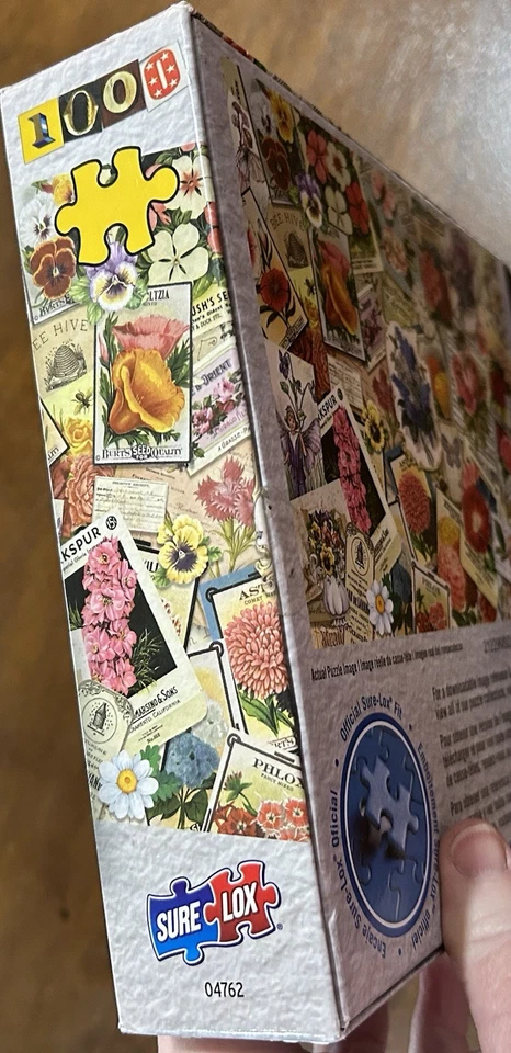 Классный коллажи 1000 шт. SureLox головоломка винтажный сад семена новый запечатанный - Изображение 4 из 4