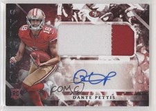 2018 Panini Origins Rookie Dante Pettis #140 Jumbo Patch Auto 8k4