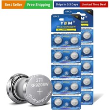 371 SR920SW Watch Battery 20 Pack AG6 371 370 V371 1.55V Silver Oxide Batteries