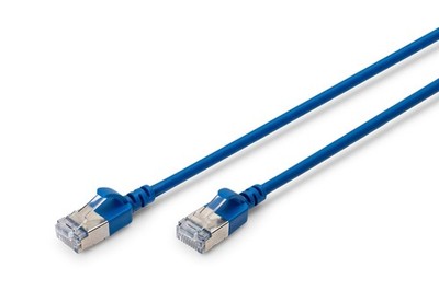 Digitus LAN cable Cat. 6A   5m   slim version AWG 32/7   10 Gbit/s   RJ45 networ