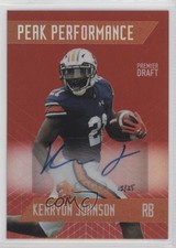 2018 Sage Hit Peak Performance Auto Red /25 Kerryon Johnson #PKA-KJ Auto xr1