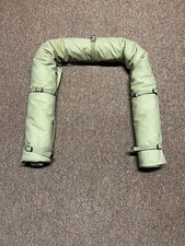 US Marine Corps Early War Khaki Tent Shelter Half w/Pole, Stakes & Khaki Straps
