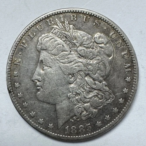 1885 O Morgan Dollar Coin $1 .900 Silver