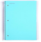 Durable Spiral Notebooks, 5 Subject (Teal, College Ruled 1Pk)