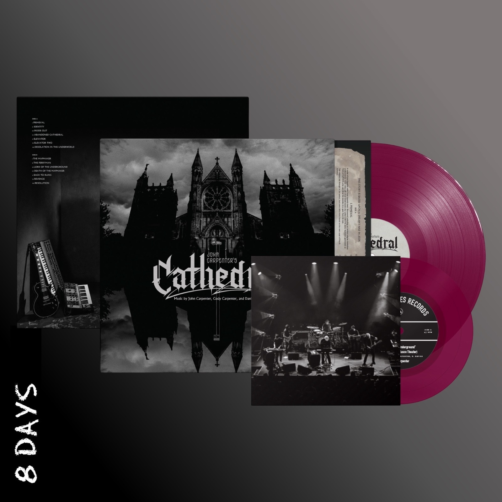 John Carpenter - Cathedral - Amithist Vinyl + 7"" - Presale Ships By 7/8/26