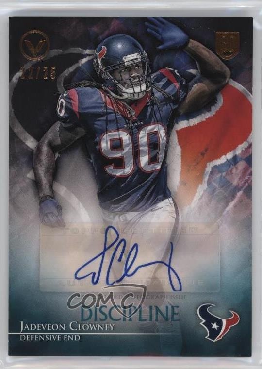 Jadeveon Clowney Topps Valor Autographs #VAJC Discipline