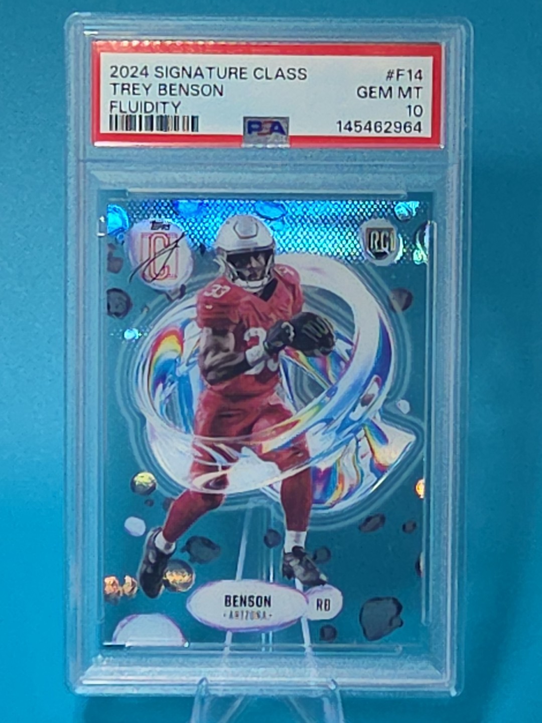 Trey Benson Topps Signature Class Fluidity #F14 Base