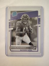 2020 Donruss Optic Devin Duvernay Black & White Negative RC #329 Ravens 