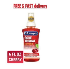 Chloraseptic Sore Throat Spray, Cherry Flavor, 6 fl oz