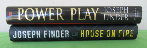LOT 2 HCDJ NOVELS BY JOSEH FINDER: POWER PLAY; HOUSE ON FIRE 1ST ED; 1ST PR - Imagen 3 de 4