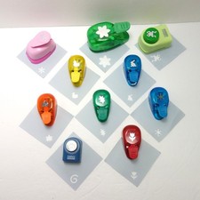 10 EK Success Craft Punches For Scrapbooking Cardmaking Crafts Chick Bunny Lot
