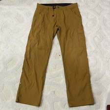 Prana Pants Mens 36x32 Zion Cargo Hiking Stretch Outdoor Snap Leg Gorpcore