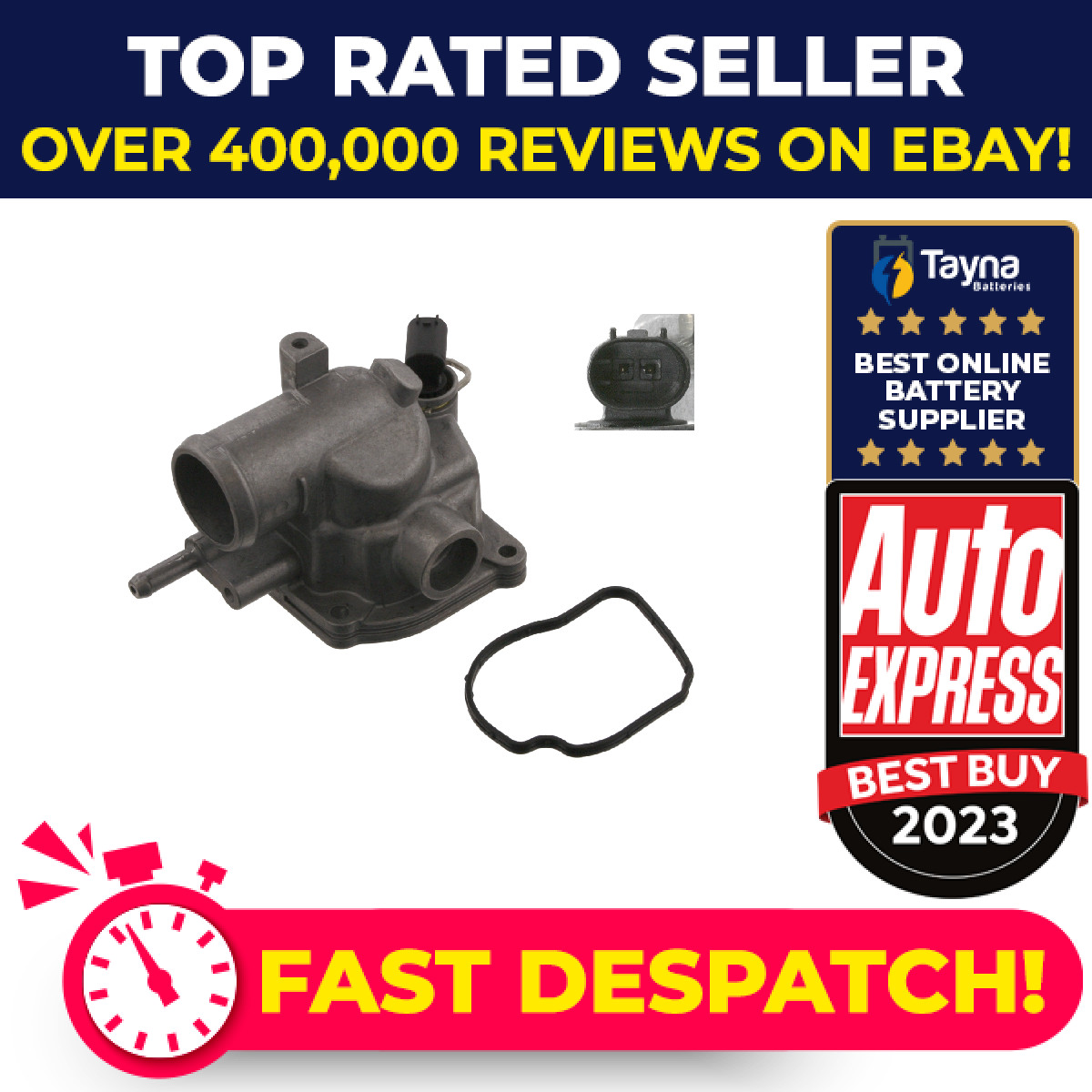 Coolant Thermostat fits JEEP GRAND CHEROKEE Mk2 3.1D 99 to 01 EXA 05080146AA New