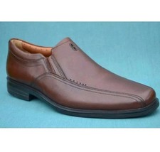 Clarks Men’s Un Sheridan Go Brown Leather Shoes UK Size 12 G EUR 47
