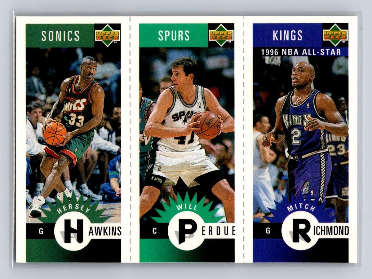 1996-97 Collector's Choice #M166 Hawkins / Perdue / Mitch Richmond