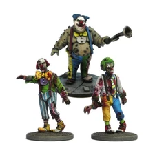 Crooked Dice Post-Apoc 28mm Zombie Clowns Pack New