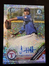 2019 Bowman - Chrome Prospect Autographs Jonathan Hernandez #CPA-JH Speckle /299